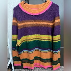 Urban Outfitters Striped Crew Neck Sweater